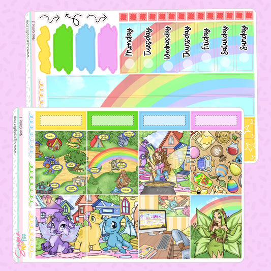 Neo Girlie Standard Vertical Weekly Kit