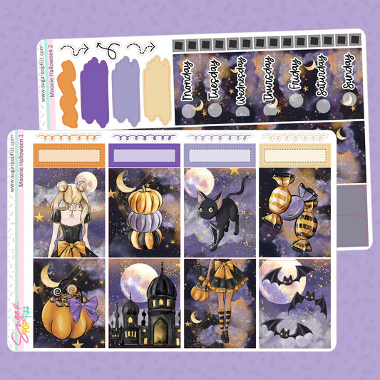 Moonie Halloween Standard Vertical Weekly Kit