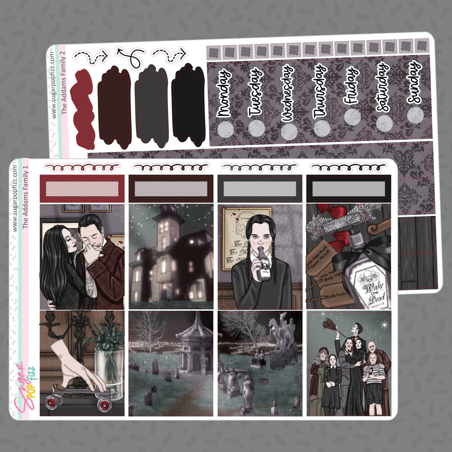 The Addams Family Standard Vertical Weekly Kit