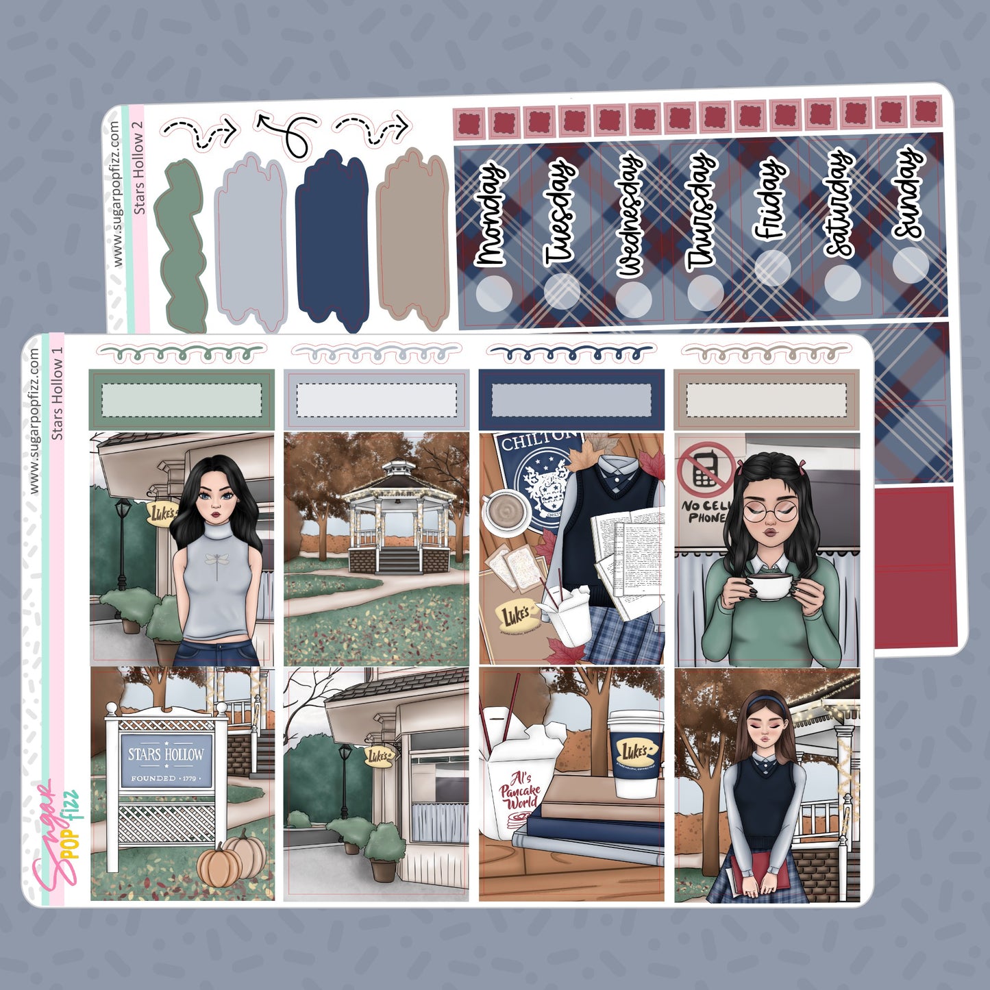 Stars Hollow Standard Vertical Weekly Kit