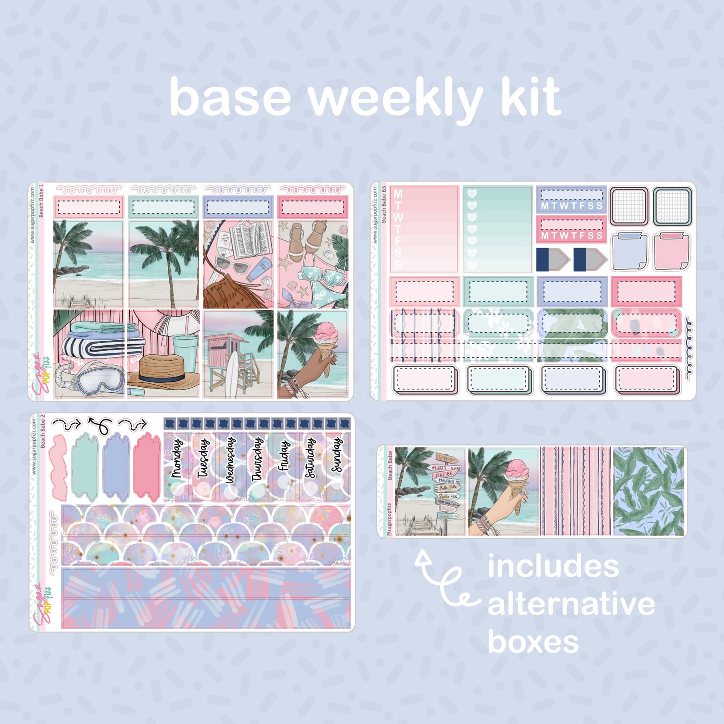 Beach Babe Standard Vertical Weekly Kit