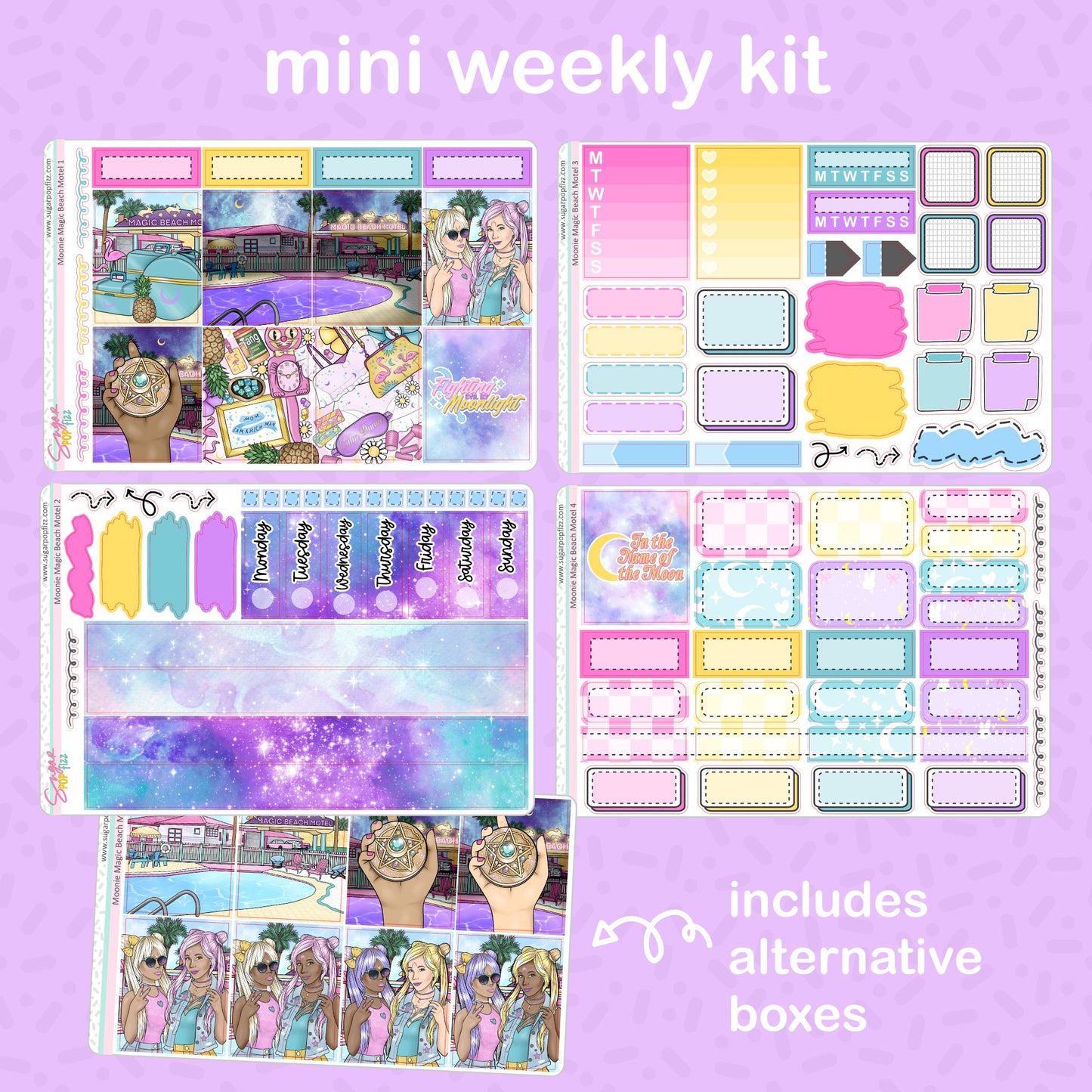 Moonie Magic Beach Motel Standard Vertical Weekly Kit