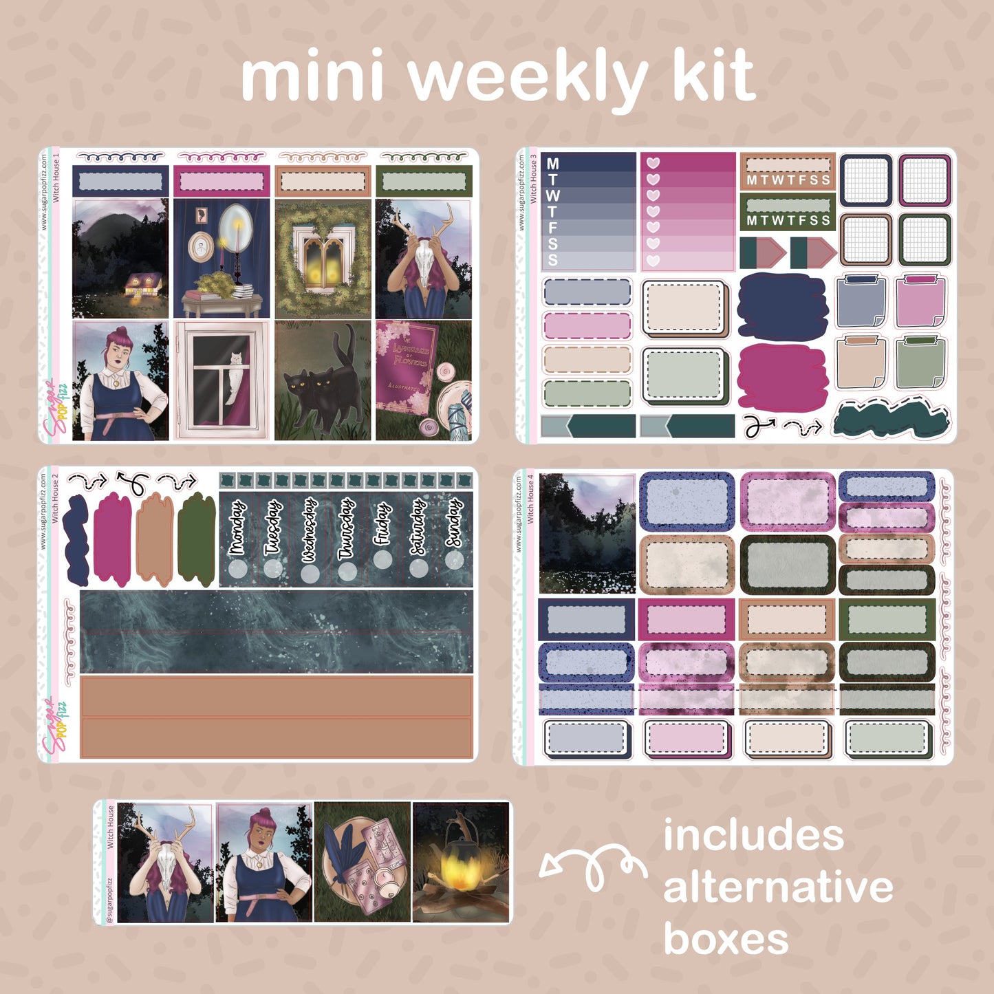 Witch House Standard Vertical Weekly Kit