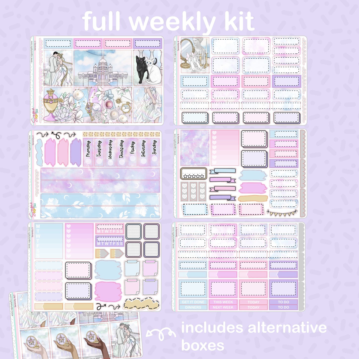 Serenity Standard Vertical Weekly Kit