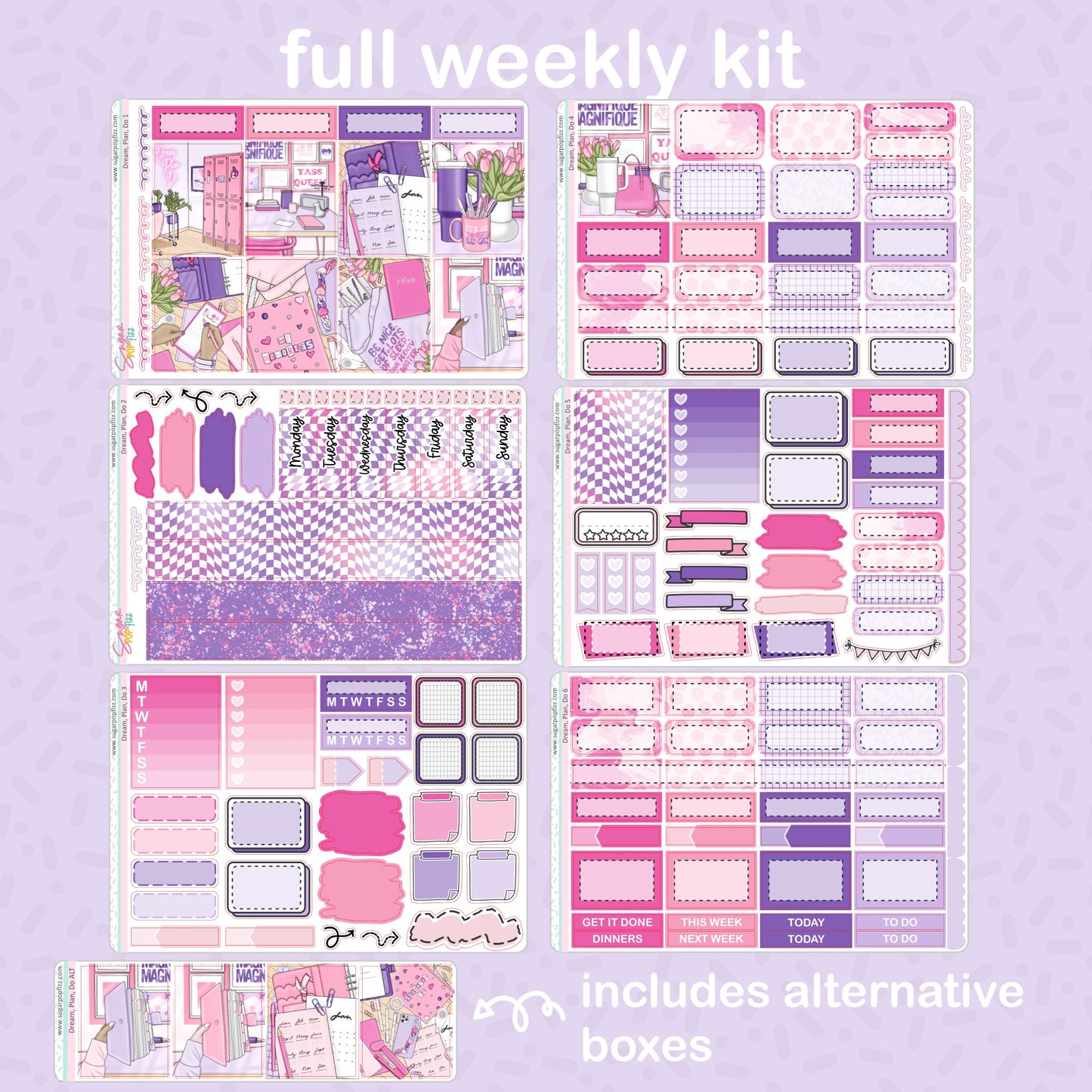 Dream, Plan, Do Standard Vertical Weekly Kit