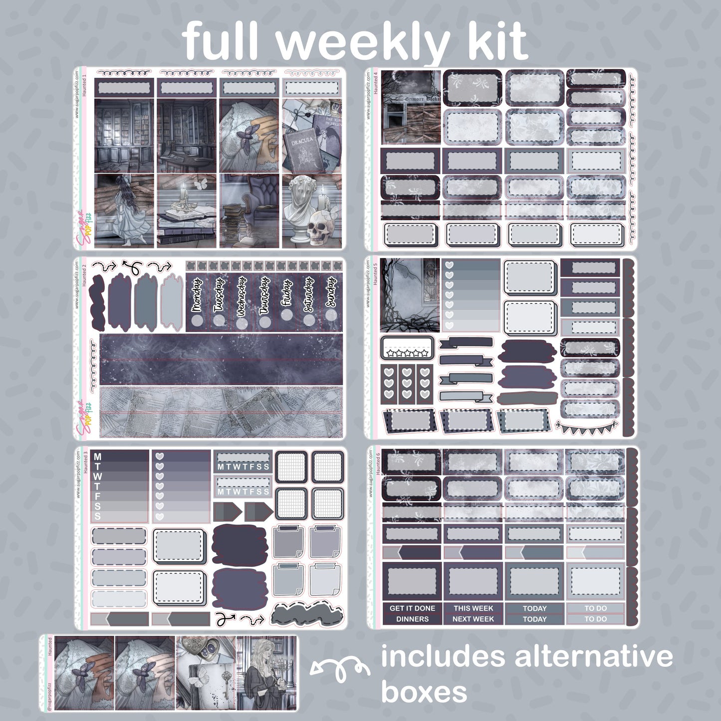 Haunted Standard Vertical Weekly Kit