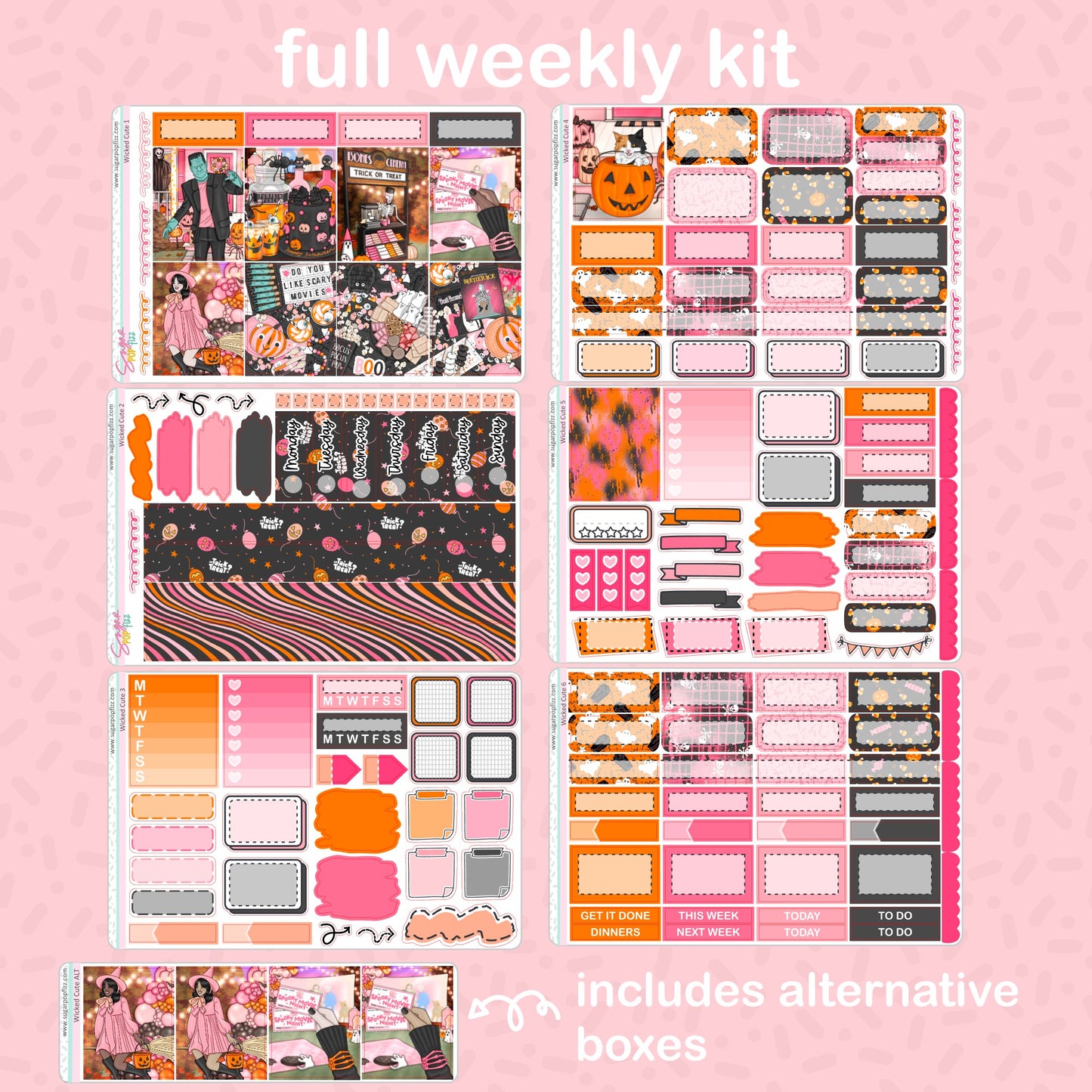 Wicked Cute Standard Vertical Weekly Kit