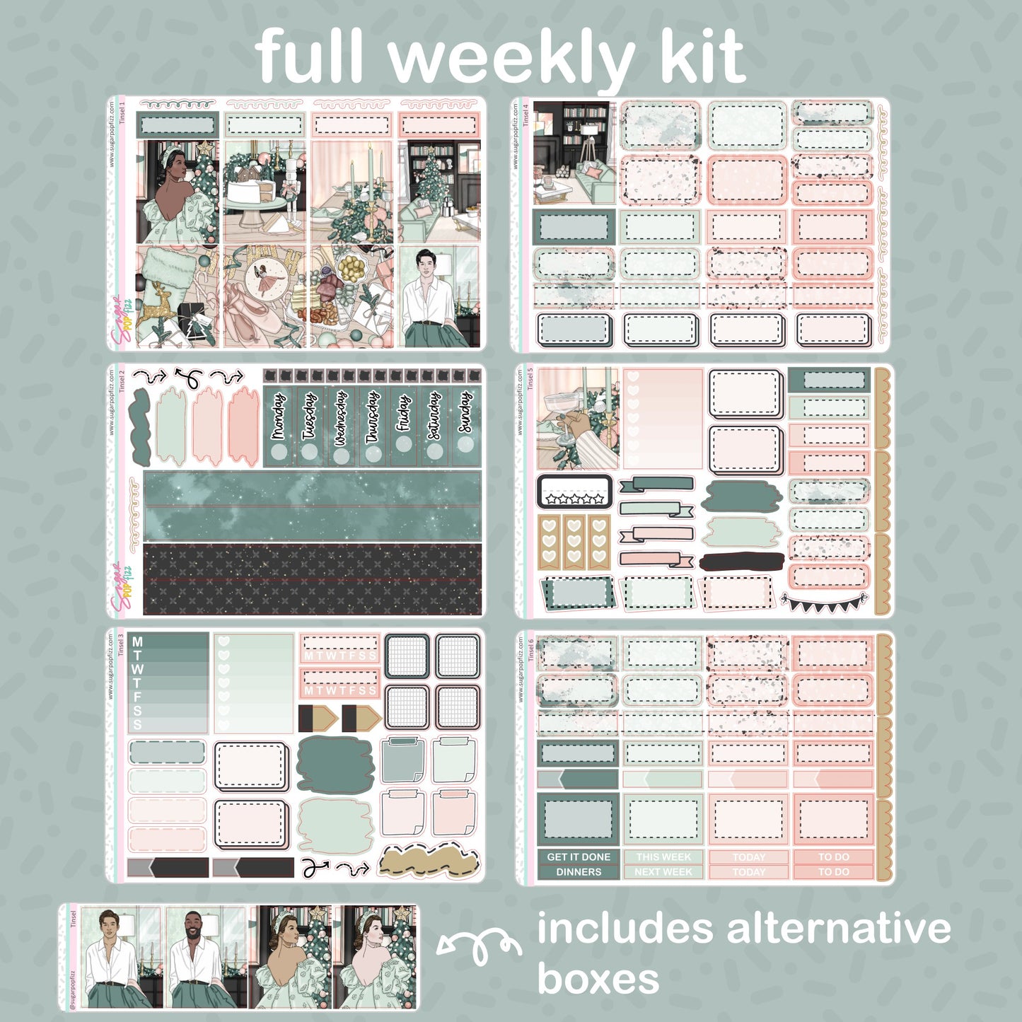 Tinsel Standard Vertical Weekly Kit