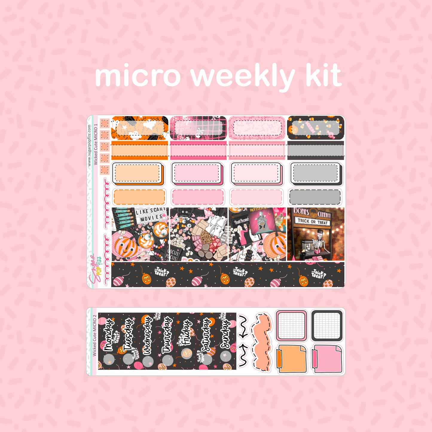 Wicked Cute Standard Vertical Weekly Kit