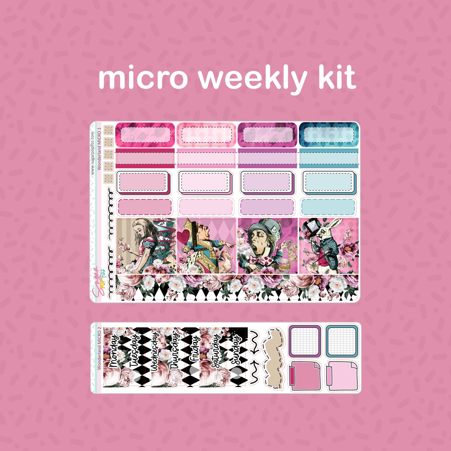 Wonderland Standard Vertical Weekly Kit