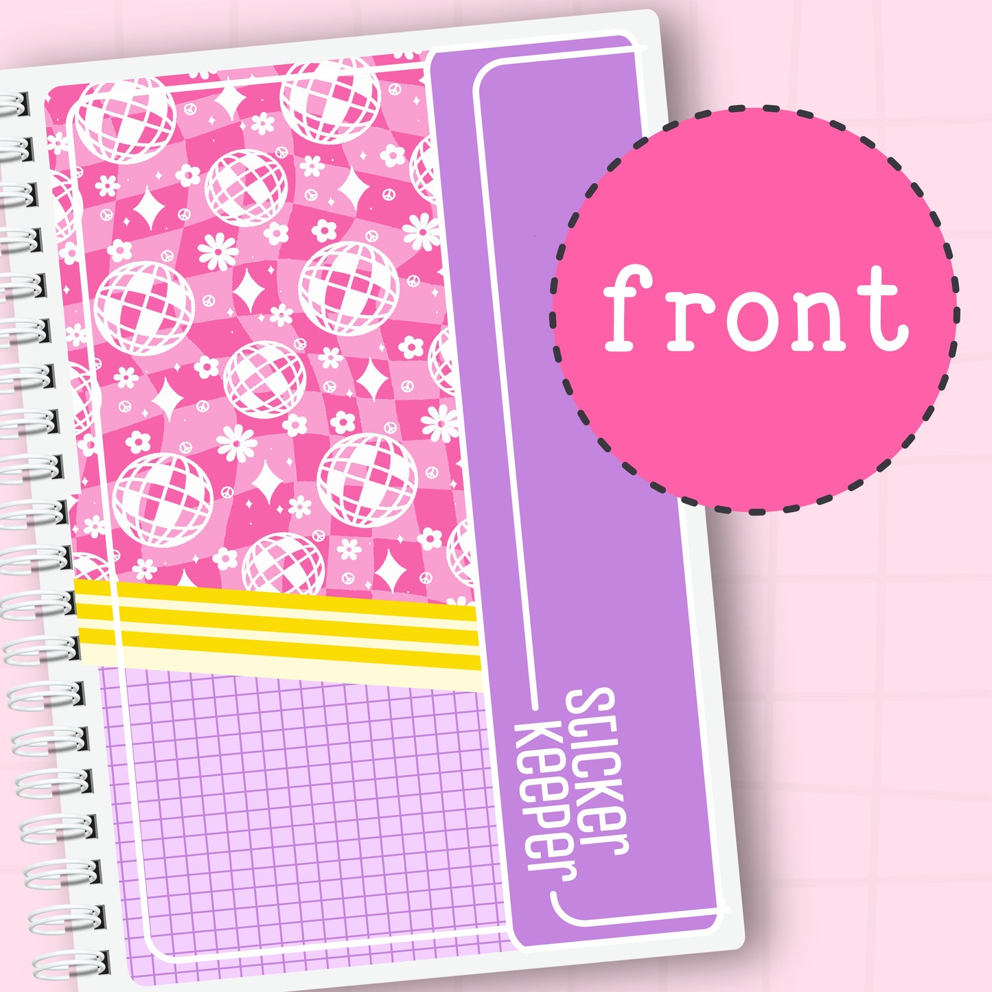 Sticker Keeper - Reusable Sticker Book - 5x7 or 4x6