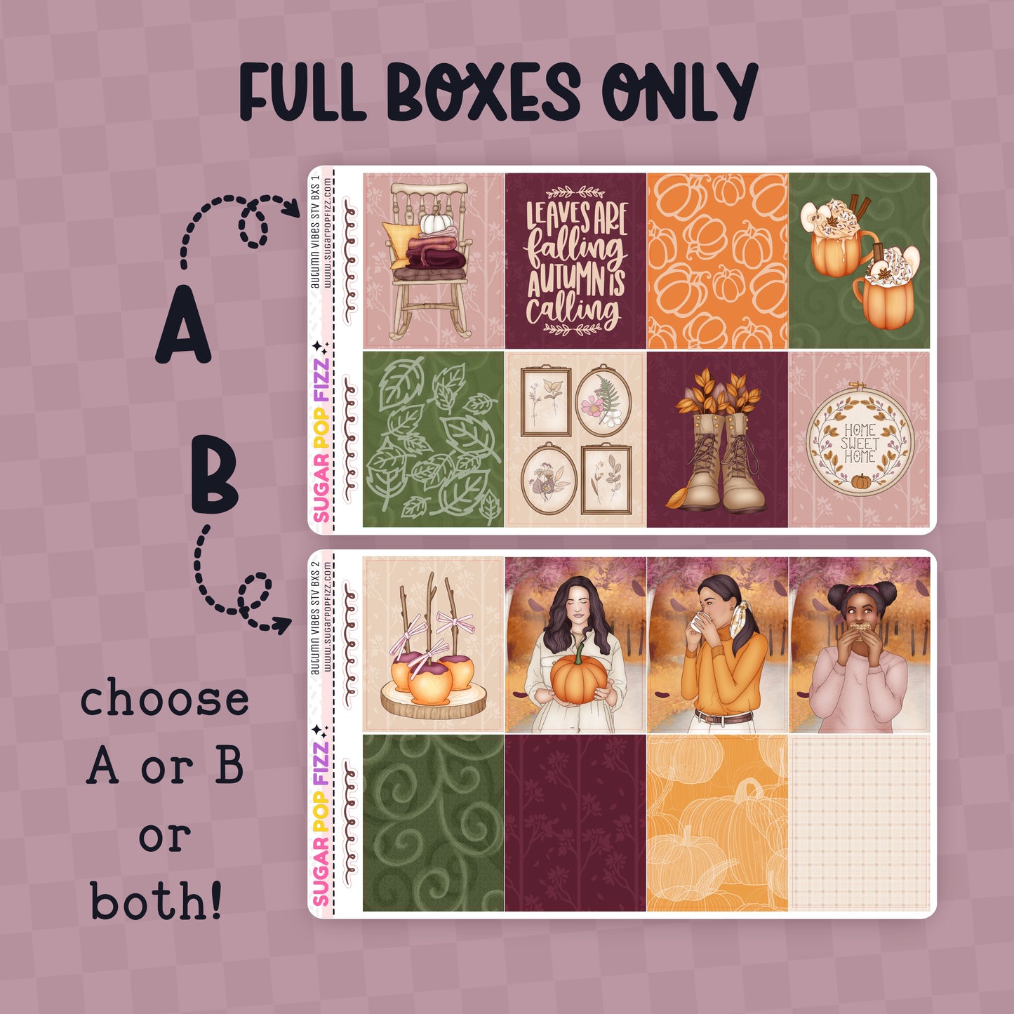 Autumn Vibes Standard Vertical Weekly Kit