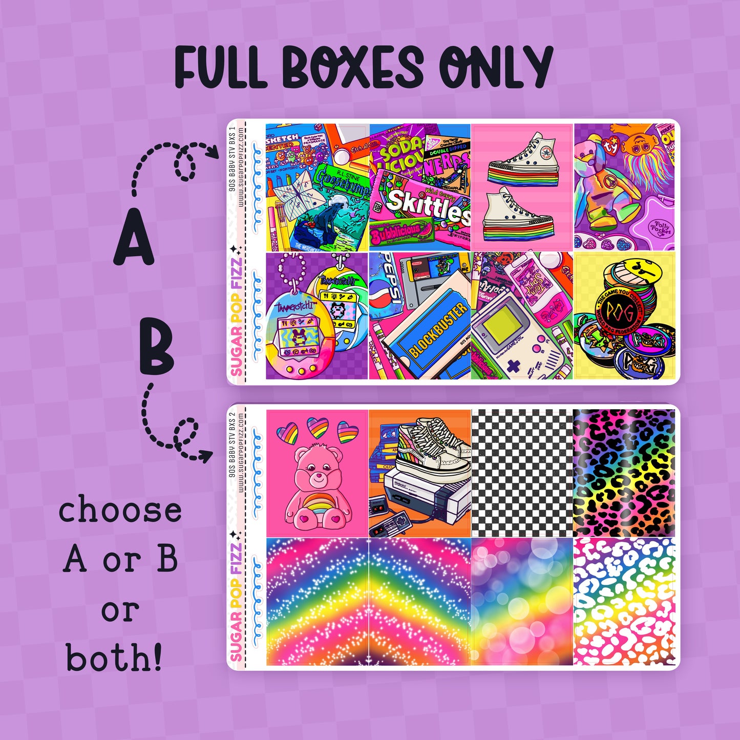 90s Baby Standard Vertical Weekly Kit