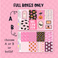 Pink Halloween Standard Vertical Weekly Kit