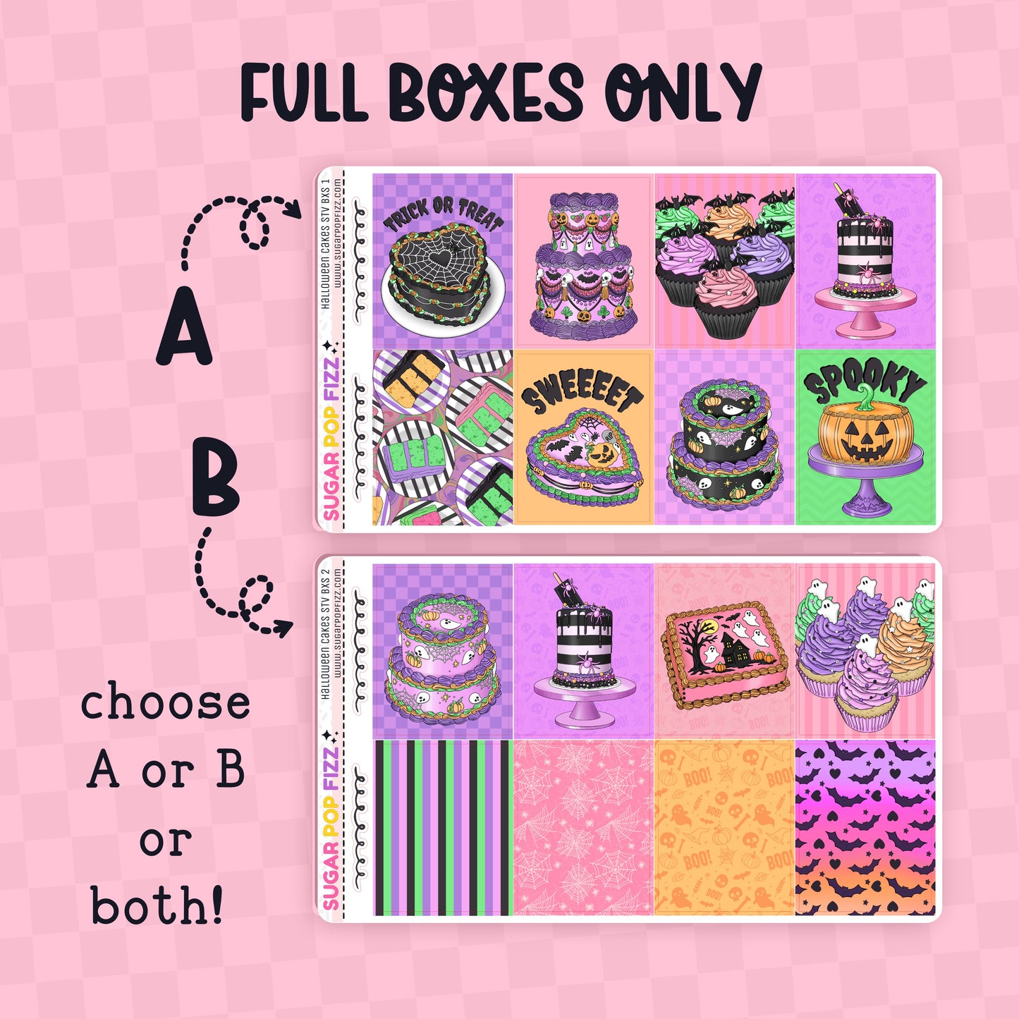 Halloween Cakes Standard Vertical Weekly Kit