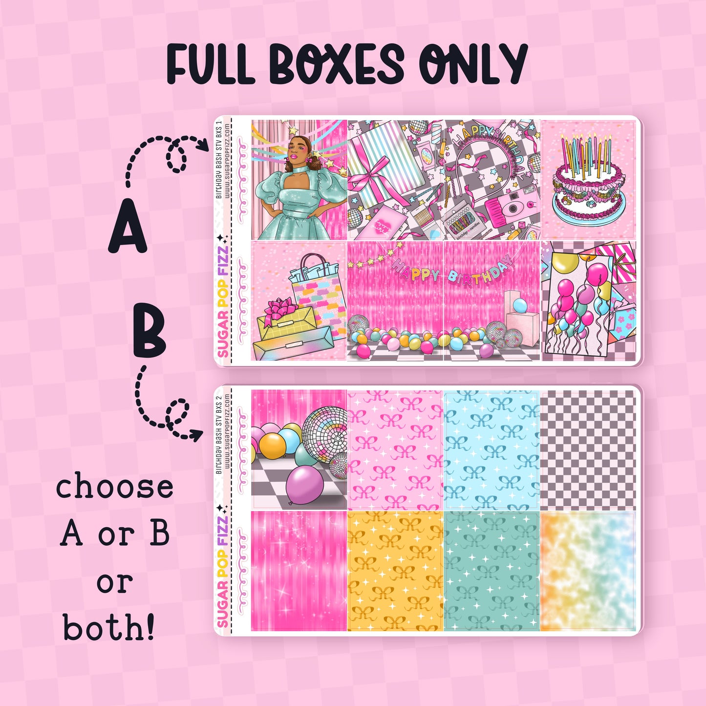 Birthday Bash Standard Vertical Weekly Kit