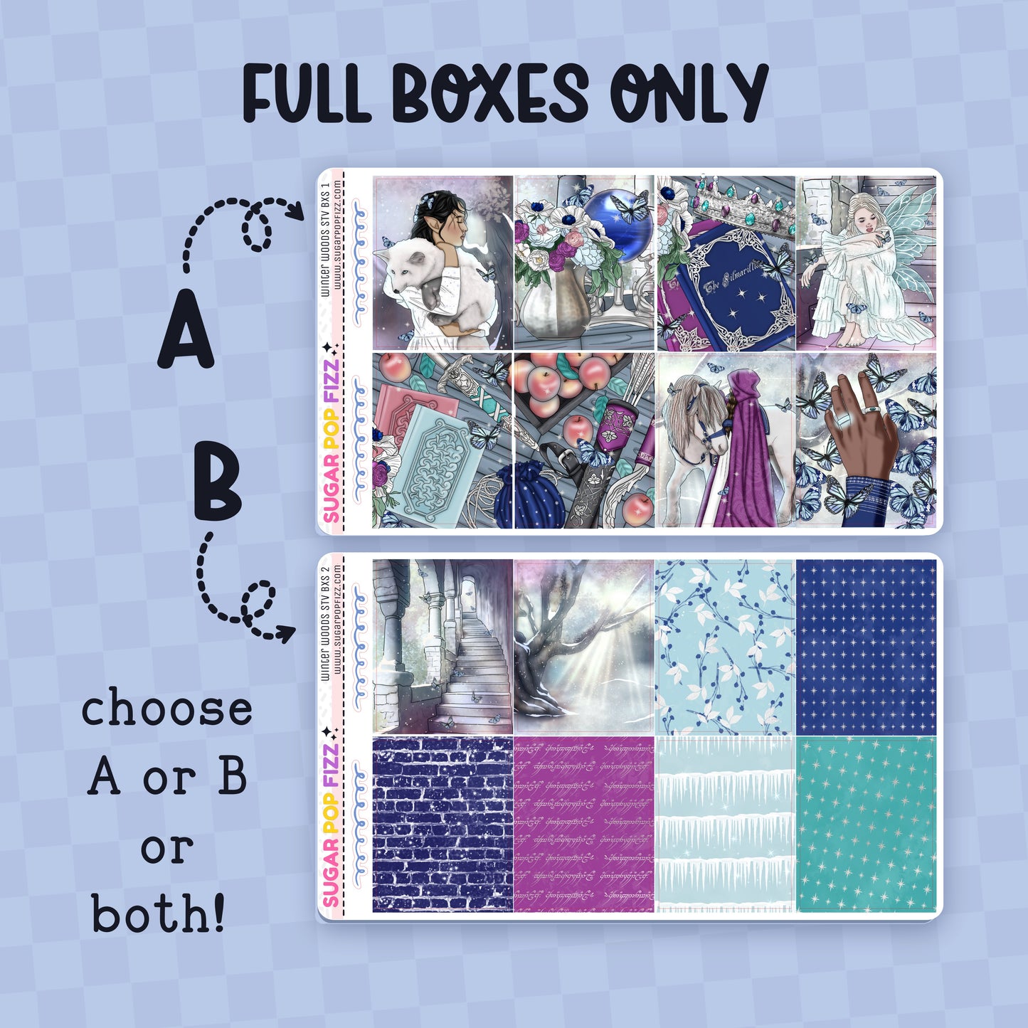 Winter Woods Standard Vertical Weekly Kit