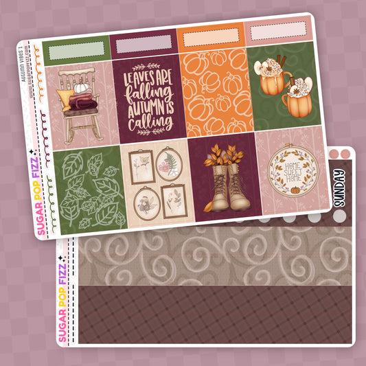 Autumn Vibes Standard Vertical Weekly Kit
