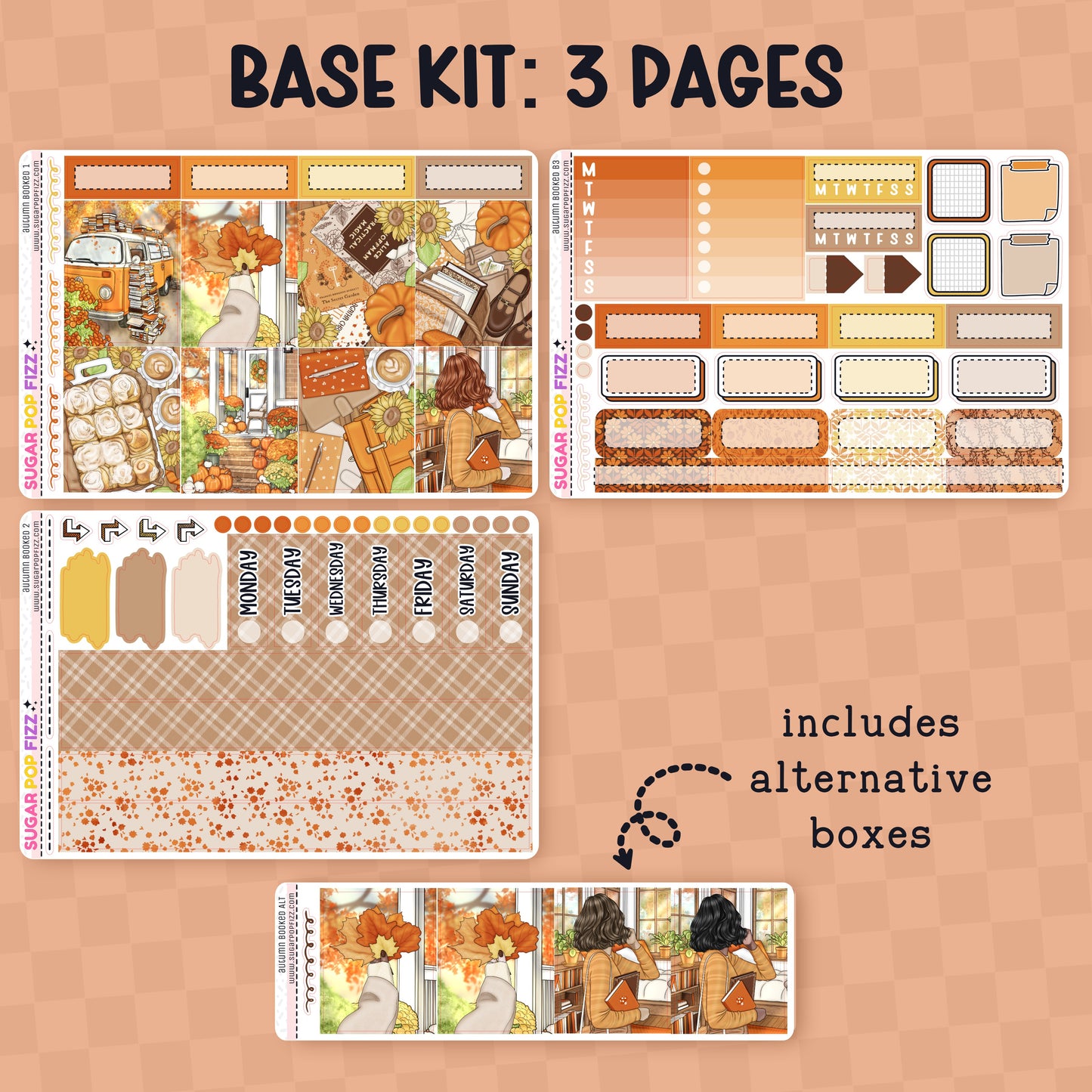 Autumn Booked Standard Vertical Weekly Kit