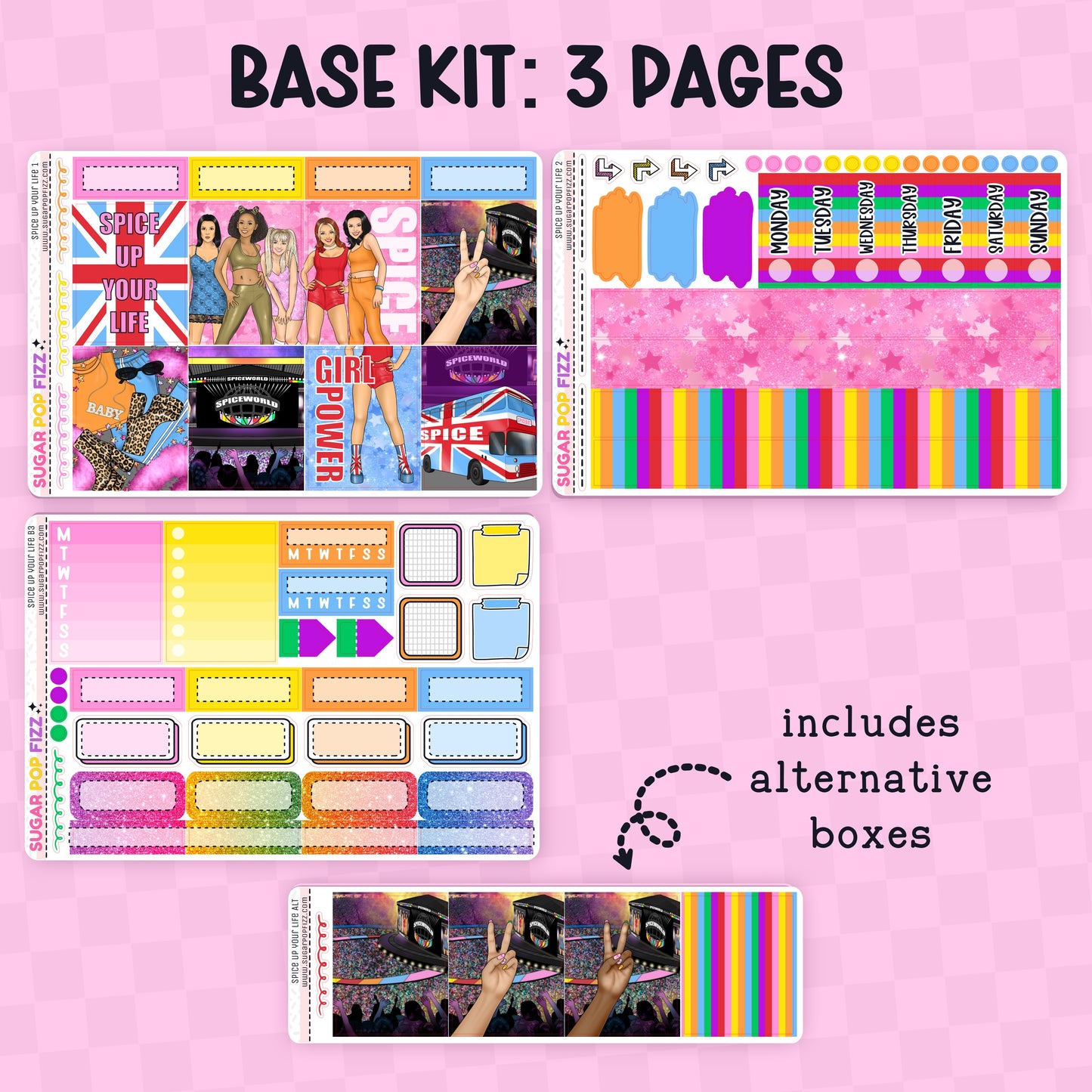 Spice Up Your Life Standard Vertical Weekly Kit