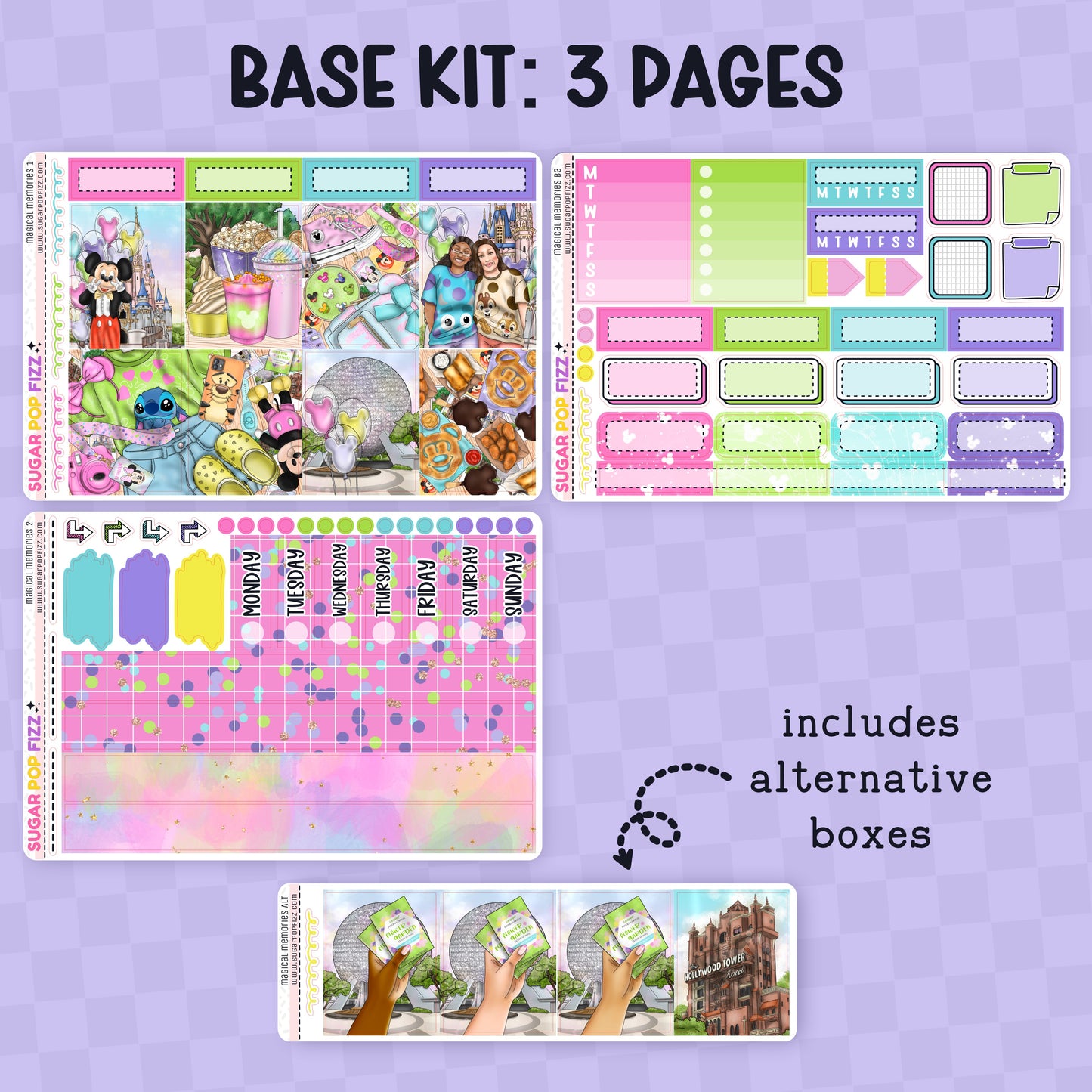 Magical Memories Standard Vertical Weekly Kit