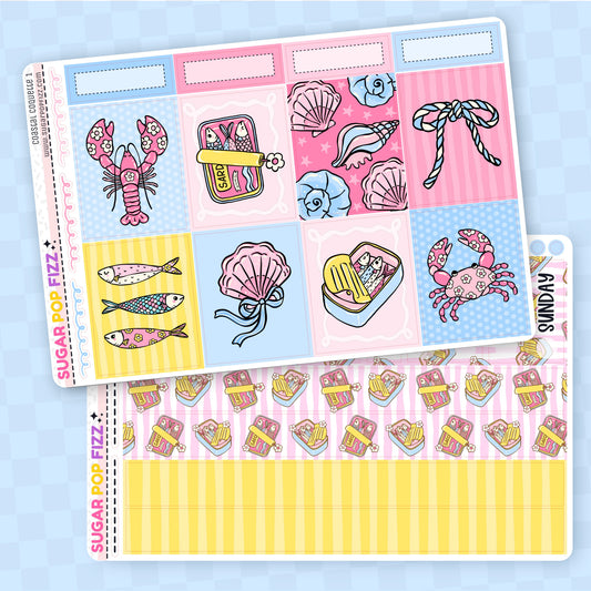 Coastal Coquette Standard Vertical Weekly Kit
