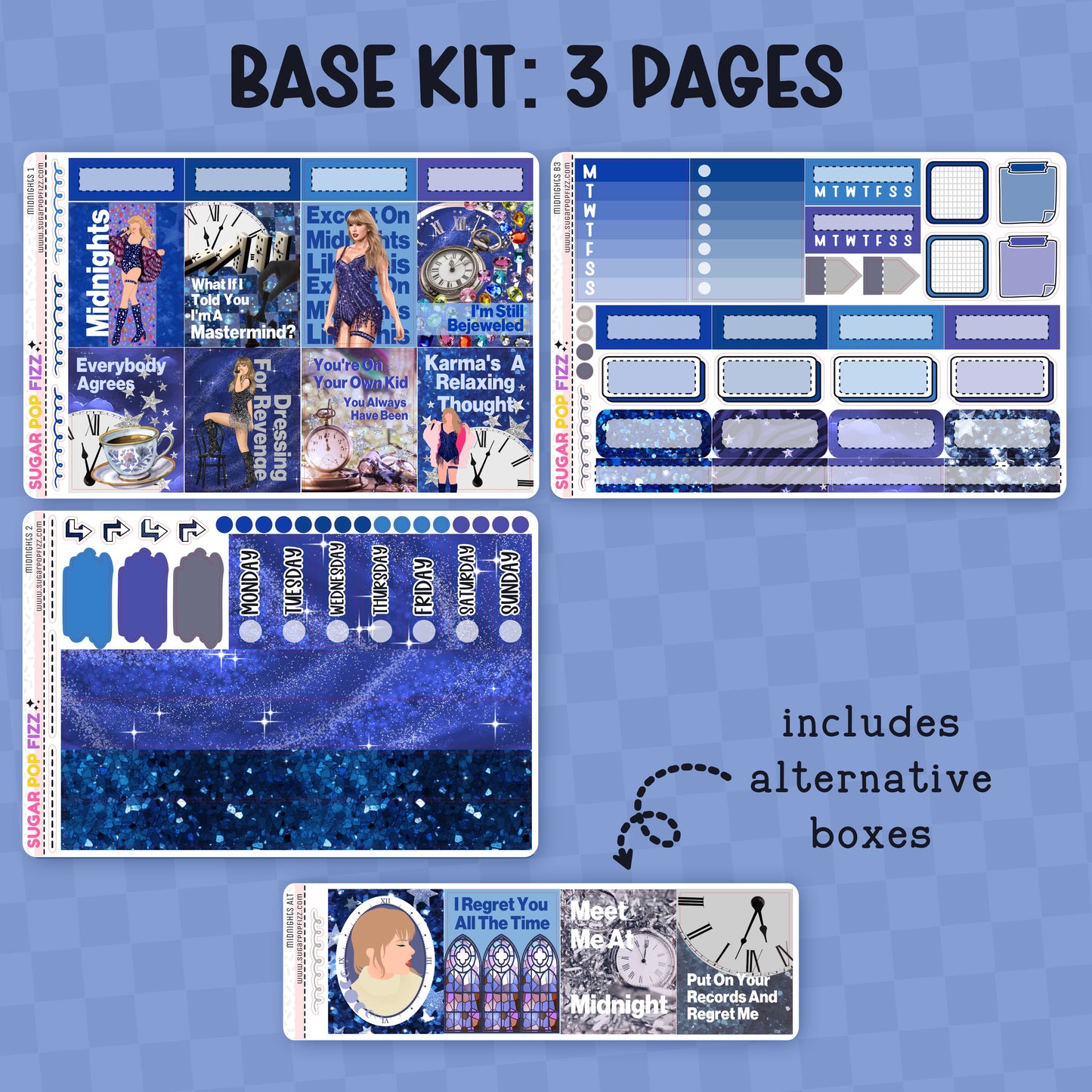 Midnights Standard Vertical Weekly Kit