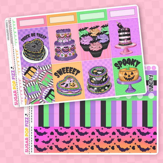 Halloween Cakes Standard Vertical Weekly Kit