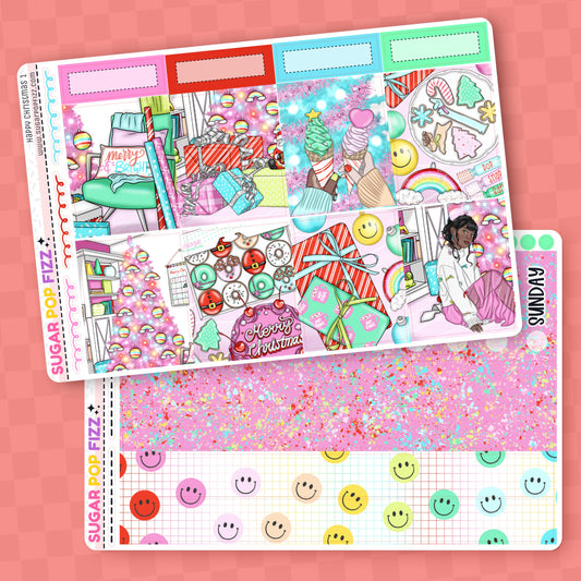 Happy Christmas Standard Vertical Weekly Kit