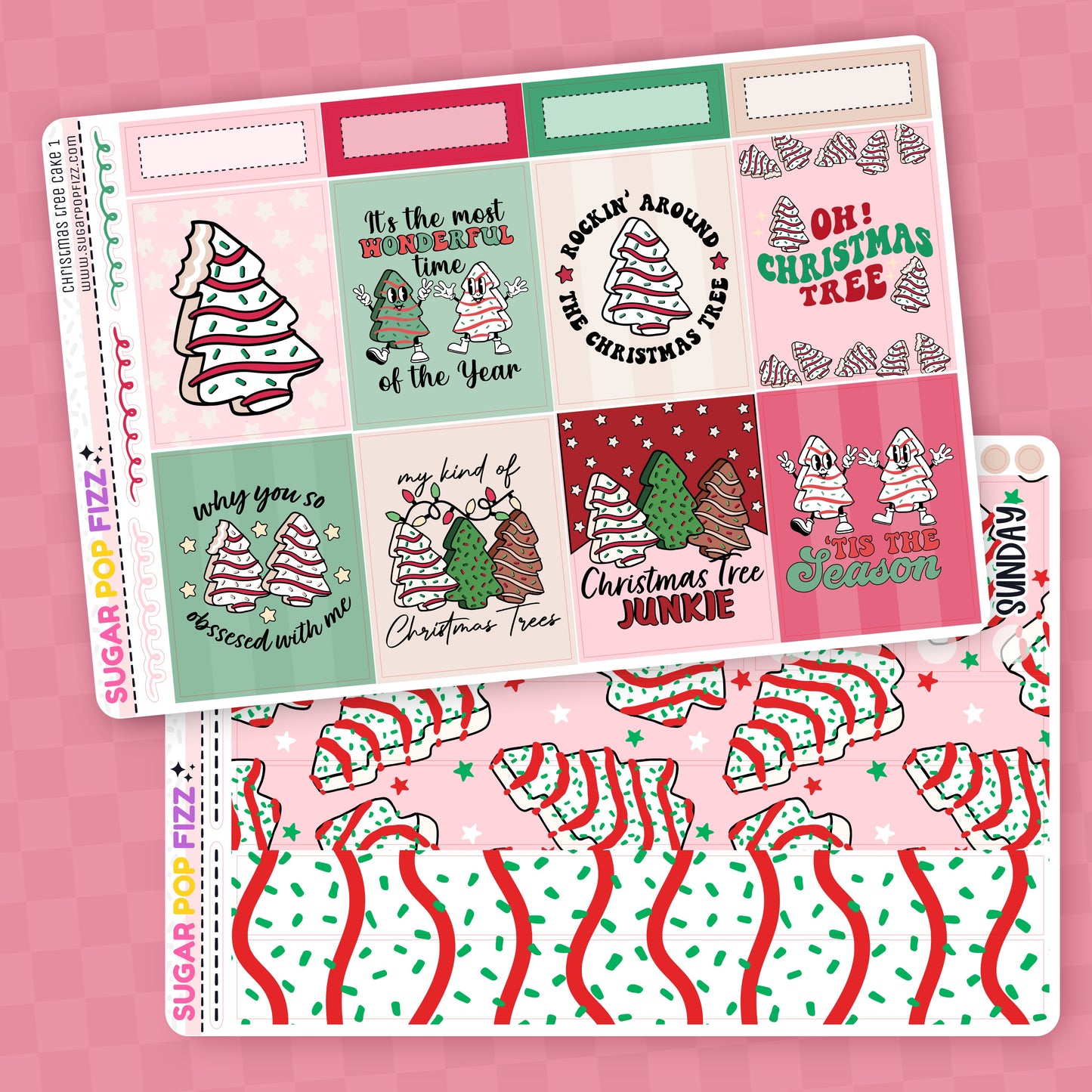 Christmas Tree Cake Standard Vertical Weekly Kit