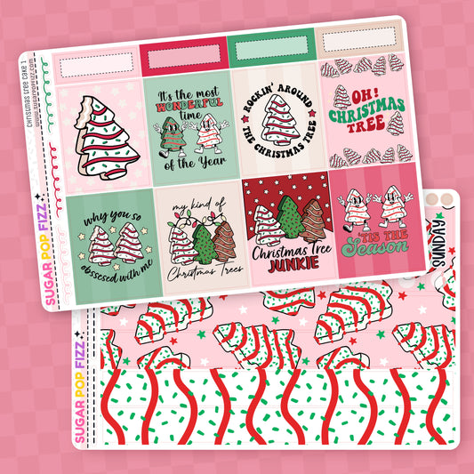 Christmas Tree Cake Standard Vertical Weekly Kit