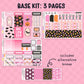 Pink Halloween Standard Vertical Weekly Kit