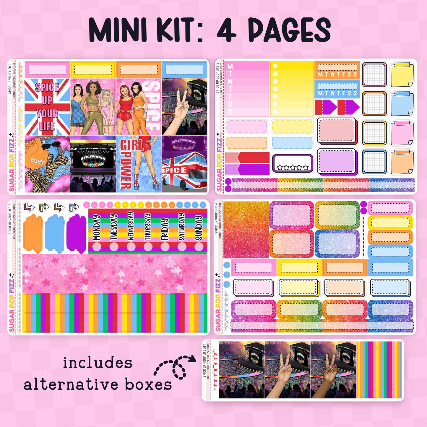 Spice Up Your Life Standard Vertical Weekly Kit