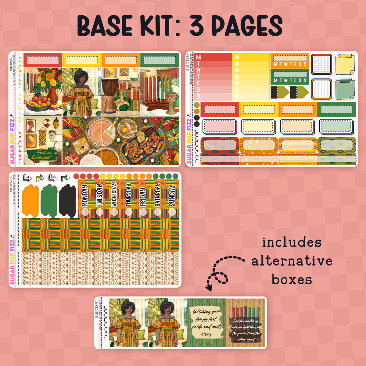 Kwanzaa Standard Vertical Weekly Kit