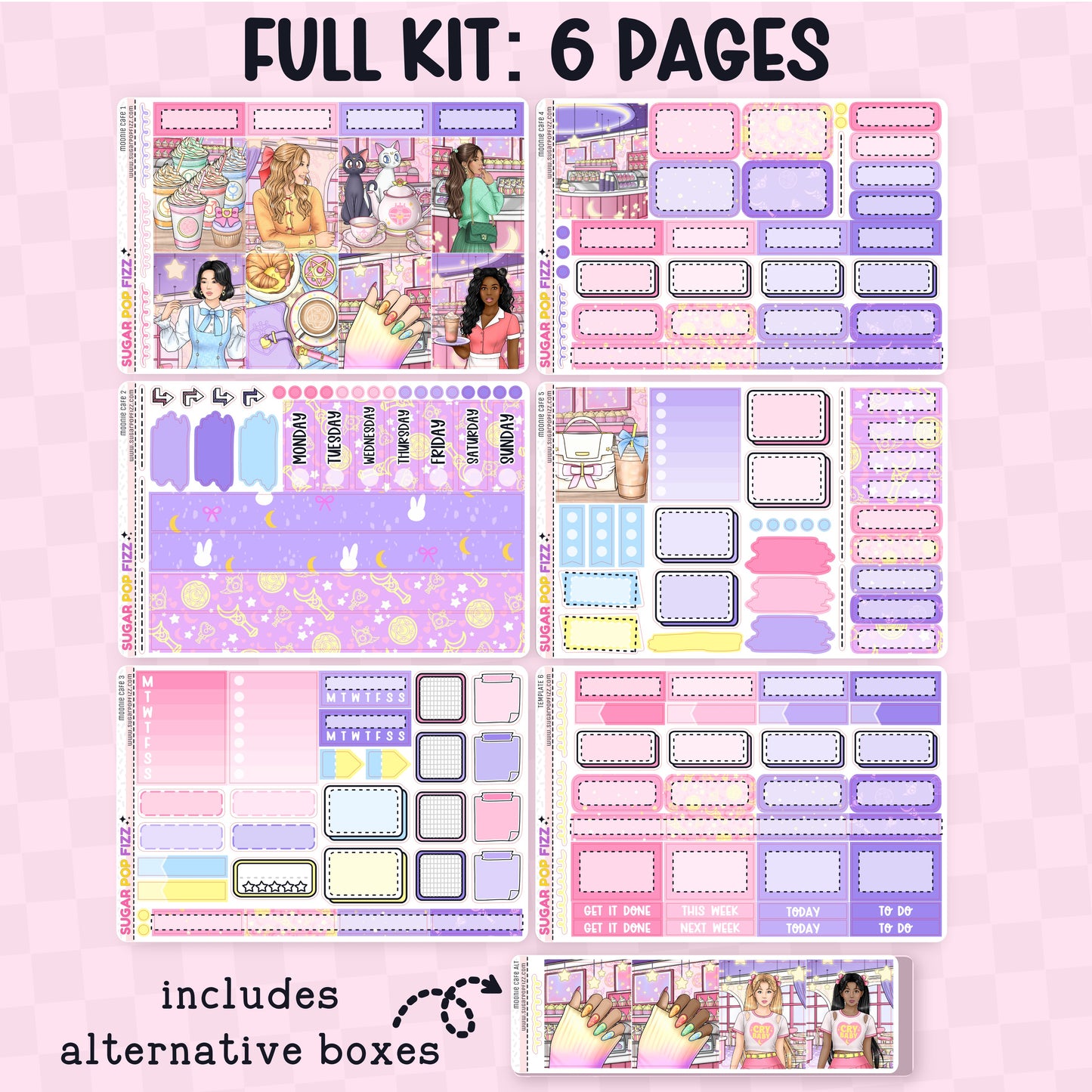 Moonie Cafe Standard Vertical Weekly Kit