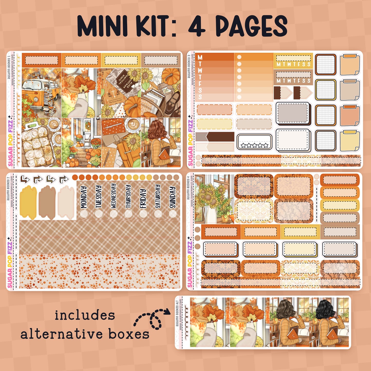 Autumn Booked Standard Vertical Weekly Kit