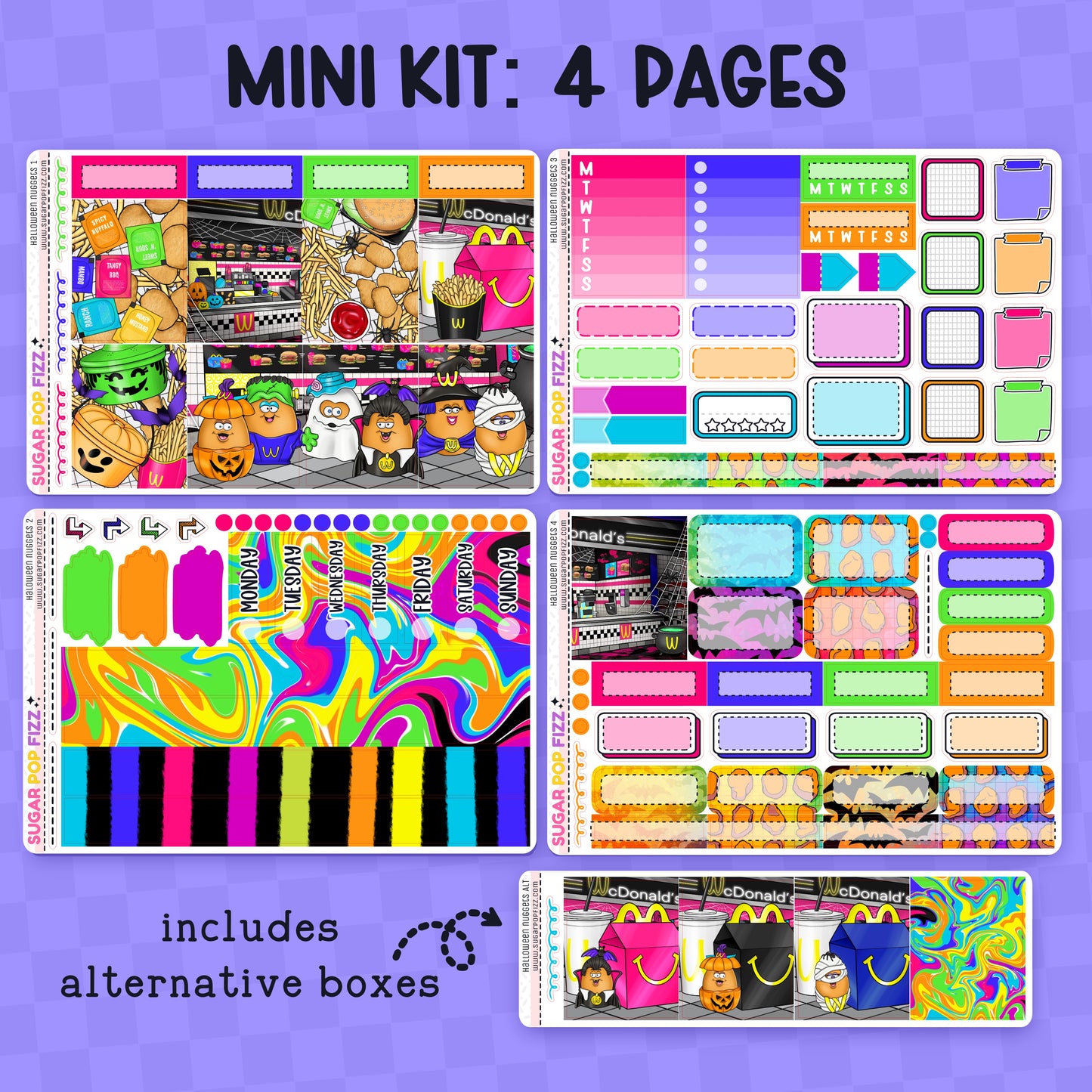 Halloween Nuggets Standard Vertical Weekly Kit