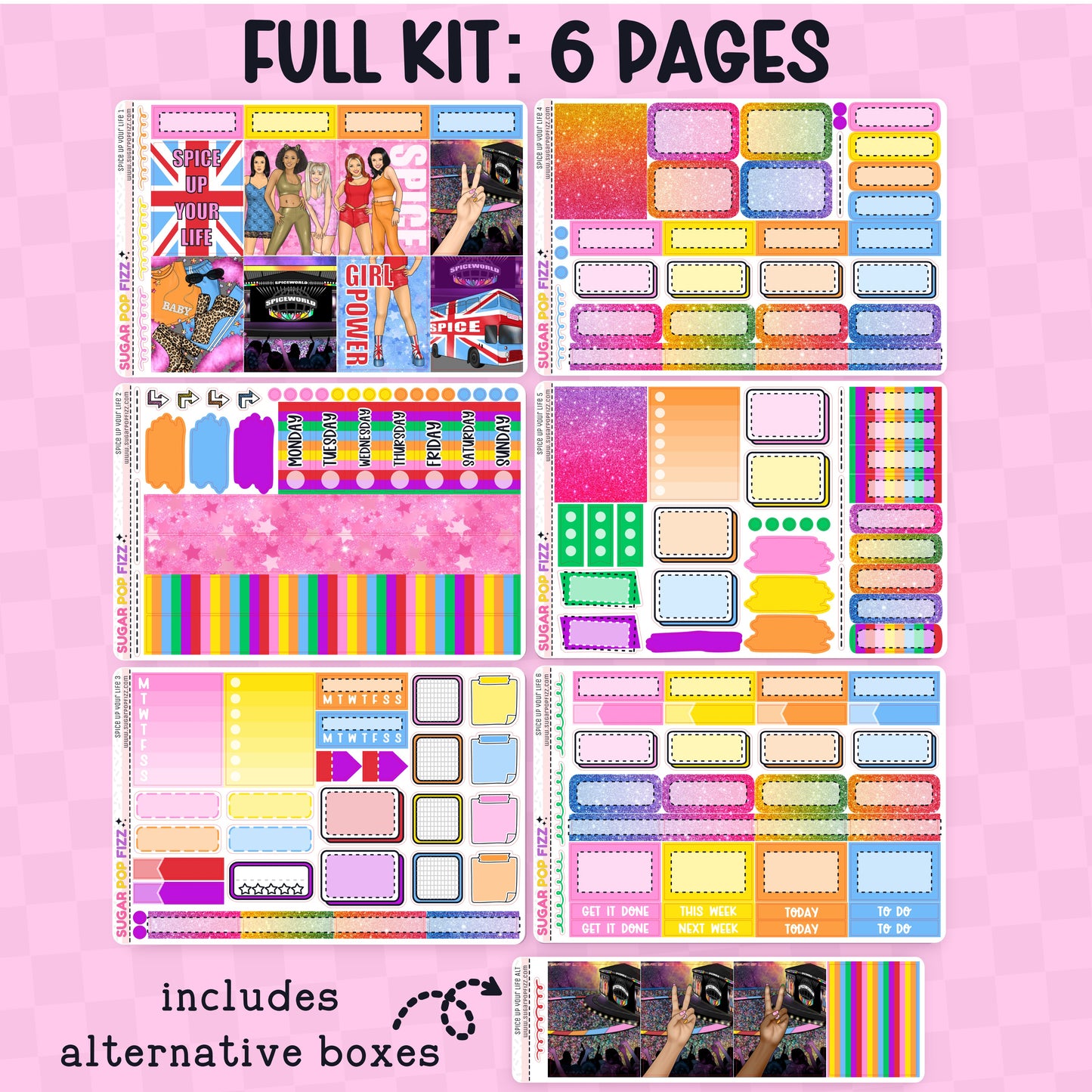 Spice Up Your Life Standard Vertical Weekly Kit