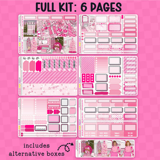 Pink Peppermint Standard Vertical Weekly Kit
