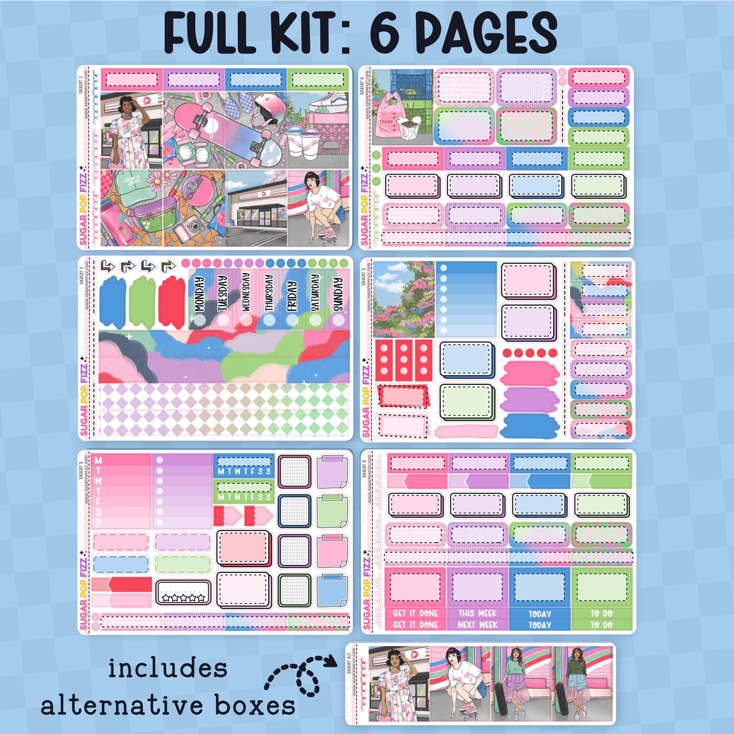 Skater Standard Vertical Weekly Kit