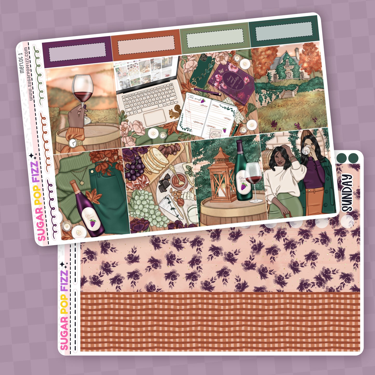 Merlot Standard Vertical Weekly Kit