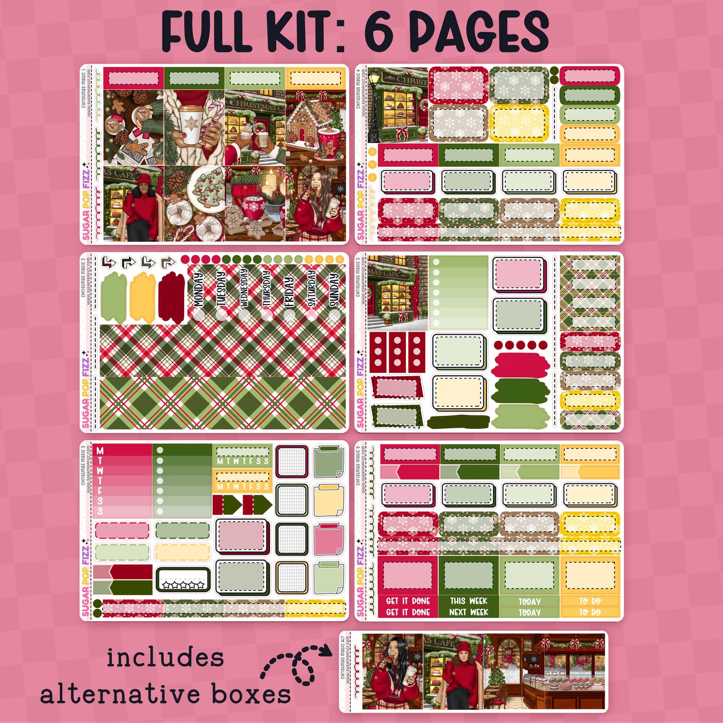 Christmas Magic Standard Vertical Weekly Kit