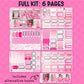 Pink Peppermint Standard Vertical Weekly Kit