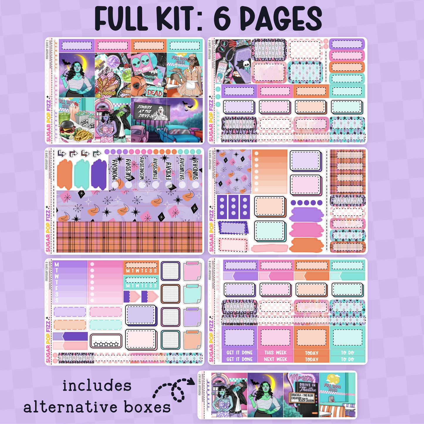 Monster Cafe Standard Vertical Weekly Kit