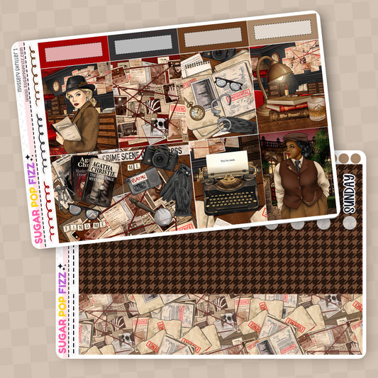 Mystery Thriller Standard Vertical Weekly Kit