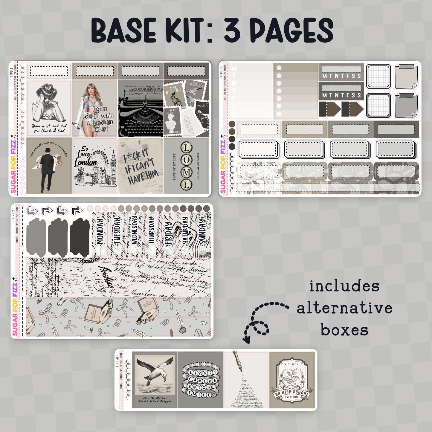 TTPD Standard Vertical Weekly Kit