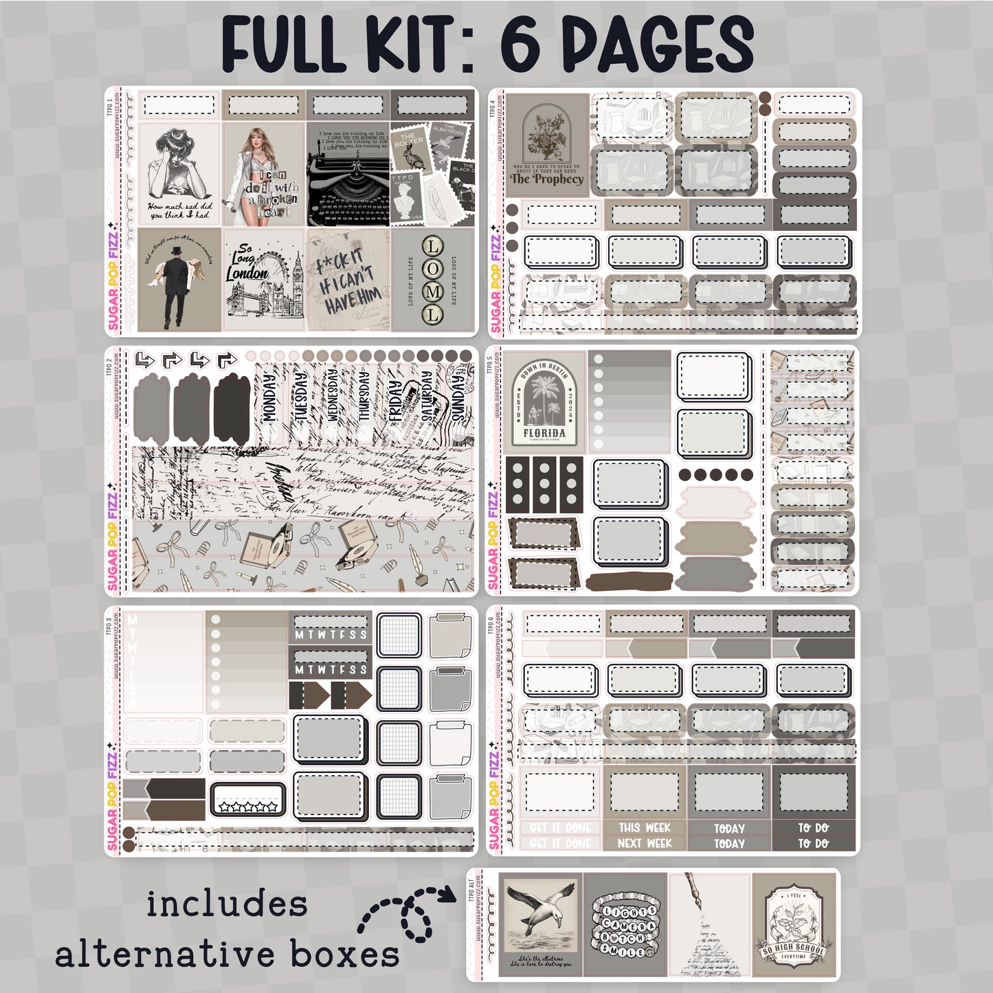 TTPD Standard Vertical Weekly Kit