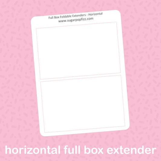 Horizontal Full Box Extender - Standard Vertical
