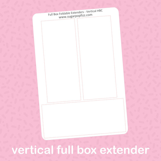 Vertical Full Box Extender - Hobonichi Cousin Full Boxes