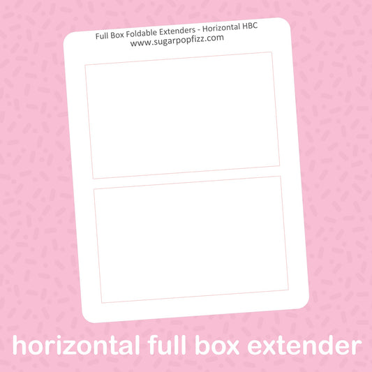 Horozontal Full Box Extender - Hobonichi Cousin Full Boxes